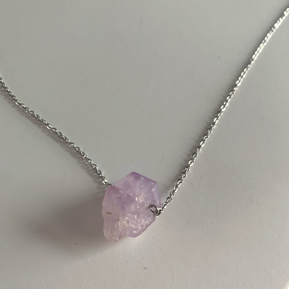 purple crystal necklace - Picture 1 of 1